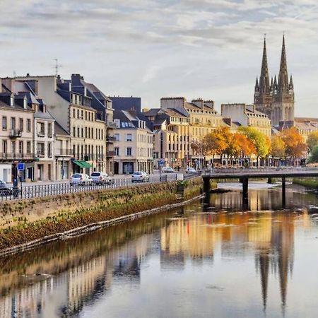 Ferienwohnung L'Odet - Superbe Vue Sur Les Quais - Hyper Centre Quimper Exterior foto
